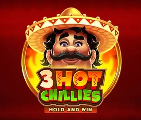 3 Hot Chillies slot visual from 3 Oaks Gaming available on fairspin-login.com
