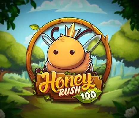 Honey Rush 100 online game logo by Play’n GO on fairspin-login.com